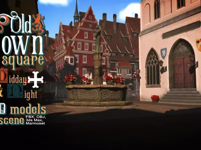 Old Town Square 3D model