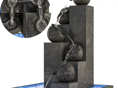 fountain vol 13-02 free Free 3D model