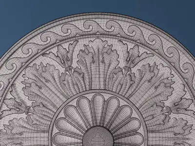 ceiling medallion 3D model shop