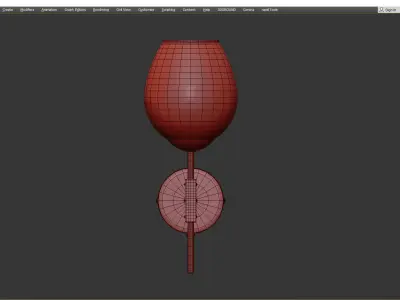 Arte Lamp Yuka Low-poly 3D model