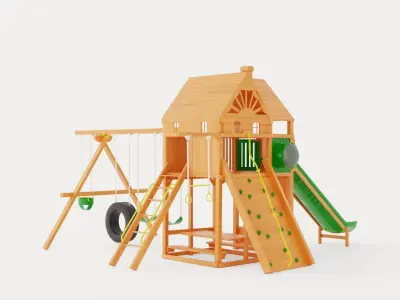 Monster Huckleberry Hideout Pgk II Low-poly 3D model