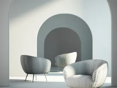Furniture Armchair 001 3D model