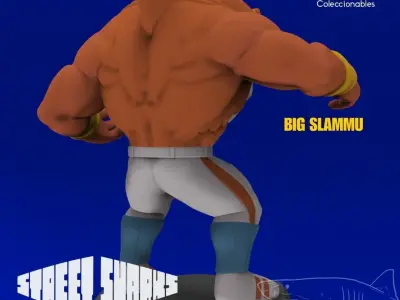Street Sharks - Big Slammu - Full Figure 3D print model