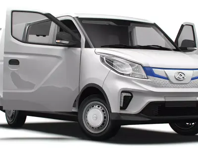 Maxus eDeliver3 SWB HQ Interior 2026 3D model