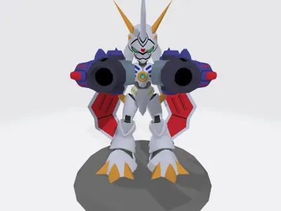 Omegamon Knight 3D print model