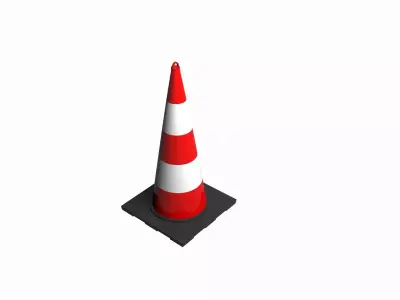 traffic cone  Free 3D model
