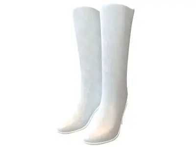 Knee Boots V1 005 Low-poly 3D model
