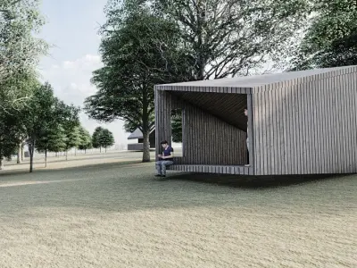 Park Pavilion Shelter pack 3D model