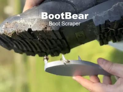 3D Printable Boot Scraper 3D print model