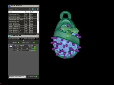 Kids Pendants 3dm STL OBJ FBX Renders Details 3D print model 3