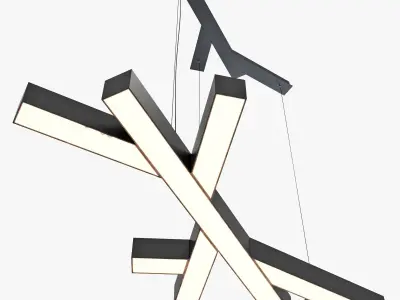 Imperium light snowflake 3D model
