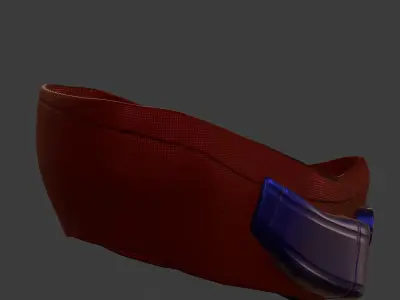 Gas mask helmet 3d model scifi Low-poly  Low-poly 3D model 265