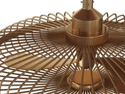 Workshop Ceiling Fan 3D model