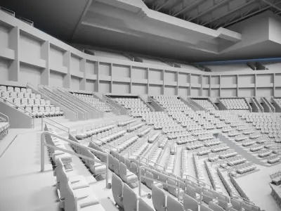 Basketball Arena Stadium  3D model