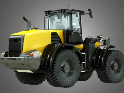 Wheel Loader W190D 3D model