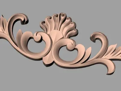 3D carved model furniture 3D design used for artcam aspire E820 3D model