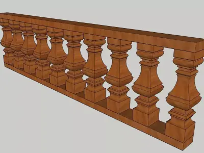 Baluster 3D Model Download 3D model Sketchup 3D model 3D model
