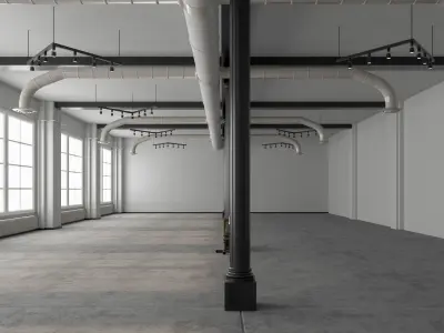 Loft Office 9 3D model