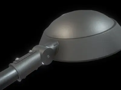 Street Light 15 version 6 5m with pole 2 Low-poly 3D model