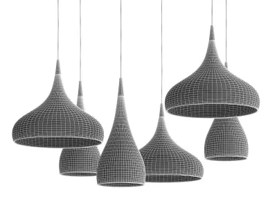 Hanging Ceiling Lamps 3D model