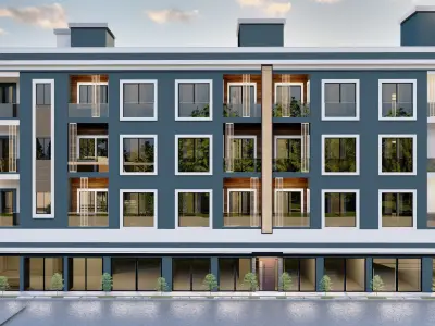 apartment 3d model in sketchup rendered by lumion  3D model