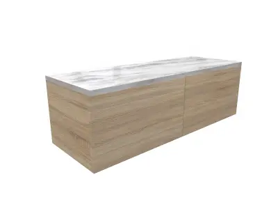 Wall Cabinet -Bathroom or Kitchen Low-poly 3D model