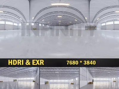 HDRI Interior Warehouse 03 Texture