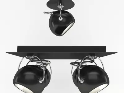 Lamp IDEAL LUX LUNARE 3D model