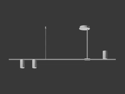 Tribes Linear Pendant 3D model