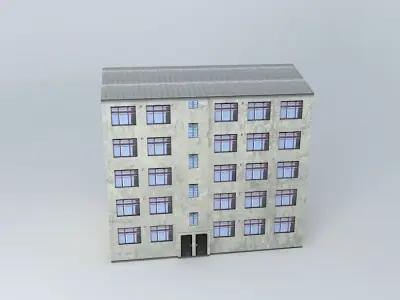 Riga Brivibas street Free 3D model