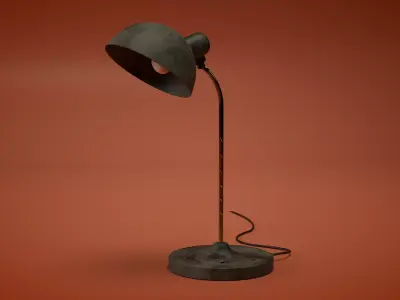 Table lamp Low-poly 3D model