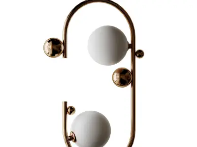 Pendant light CORDA by Romatti 3D model