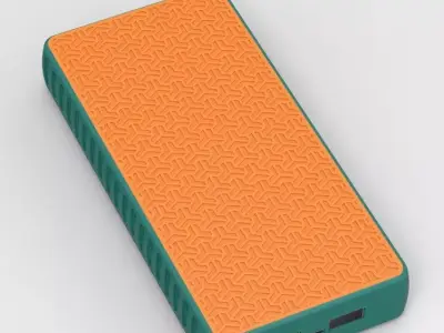 Power Bank Enclosure Stone Block Style 3D print model