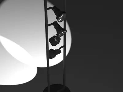 DECORATIVE LAMPS - HIGH POLY 3D model