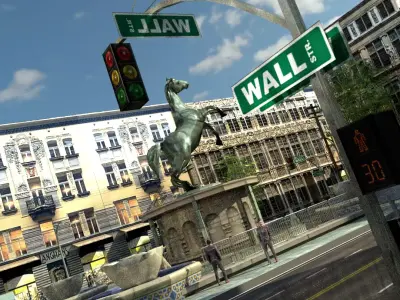 Urban Environments Pack Europe The City Bundle 3 Complete Scenes 3D model