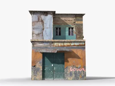 Slum x23 Low-poly 3D model purchase