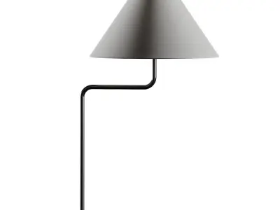 Pottery Barn Monroe Metal Table Lamp 3D model