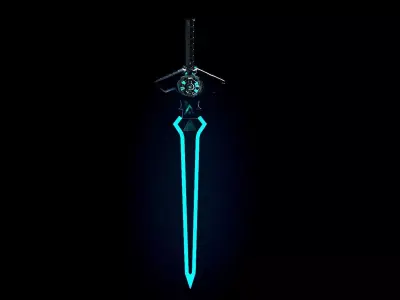 Frozen Arc Low-poly 3D model