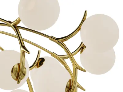 Corbett Chandelier Low-poly 3D model