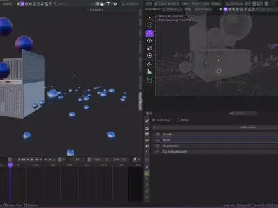 Parametric Wall CGI Asset with Cam Setup 3D model