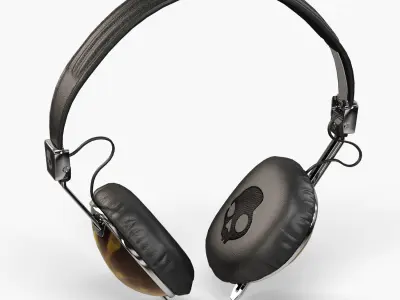 Skullcandy Navigator Tortoise headphones 3D model