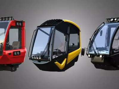 Forestry Harvester Cabins - 3 in 1 Package