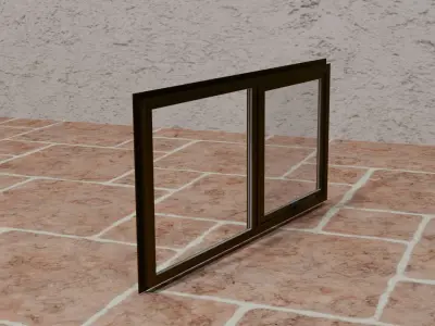 ALUMINUM WINDOW PT126 3D model