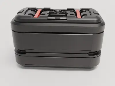 Sci-Fi Storage Crate 3D model