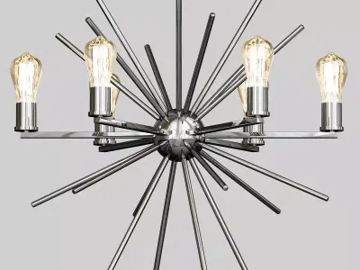 Uptown Carnegie Chandelier 3D model