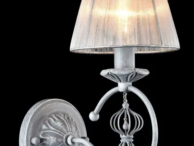 Wall Lamp Elegant Monsoon ARM154-01-S Maytoni Classic Free 3D model