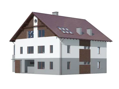 Cottage 042 3D model