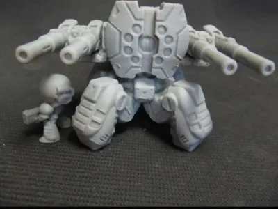 CHIBI-TECH SD - BLACKWIDOW CORE  3D print model