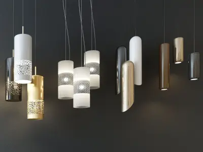 lamp droplight Low-poly 3D model purchase