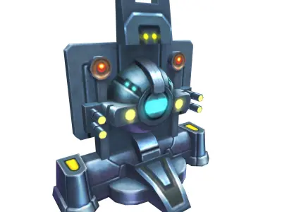 Wall Fortress - Normal Type 03 3D model